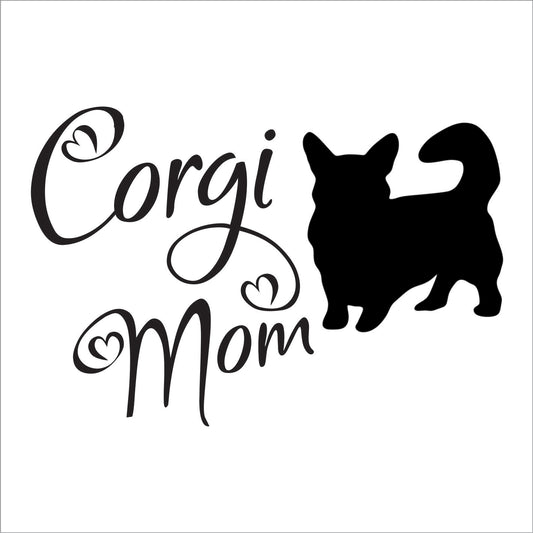 Corgi Mom Decal Sticker