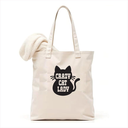 Crazy cat lady tote bag 3