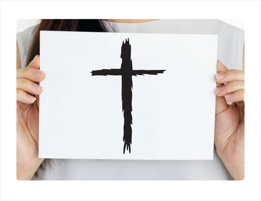 Jesus Cross Decal Sticker - FREE shipping