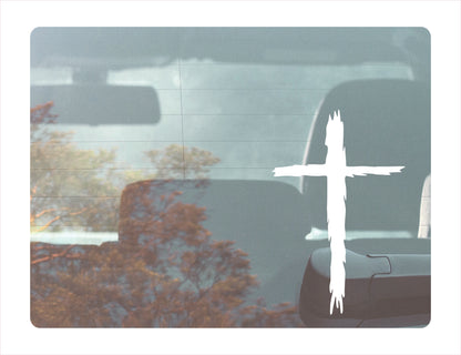 Jesus Cross Decal Sticker - FREE shipping