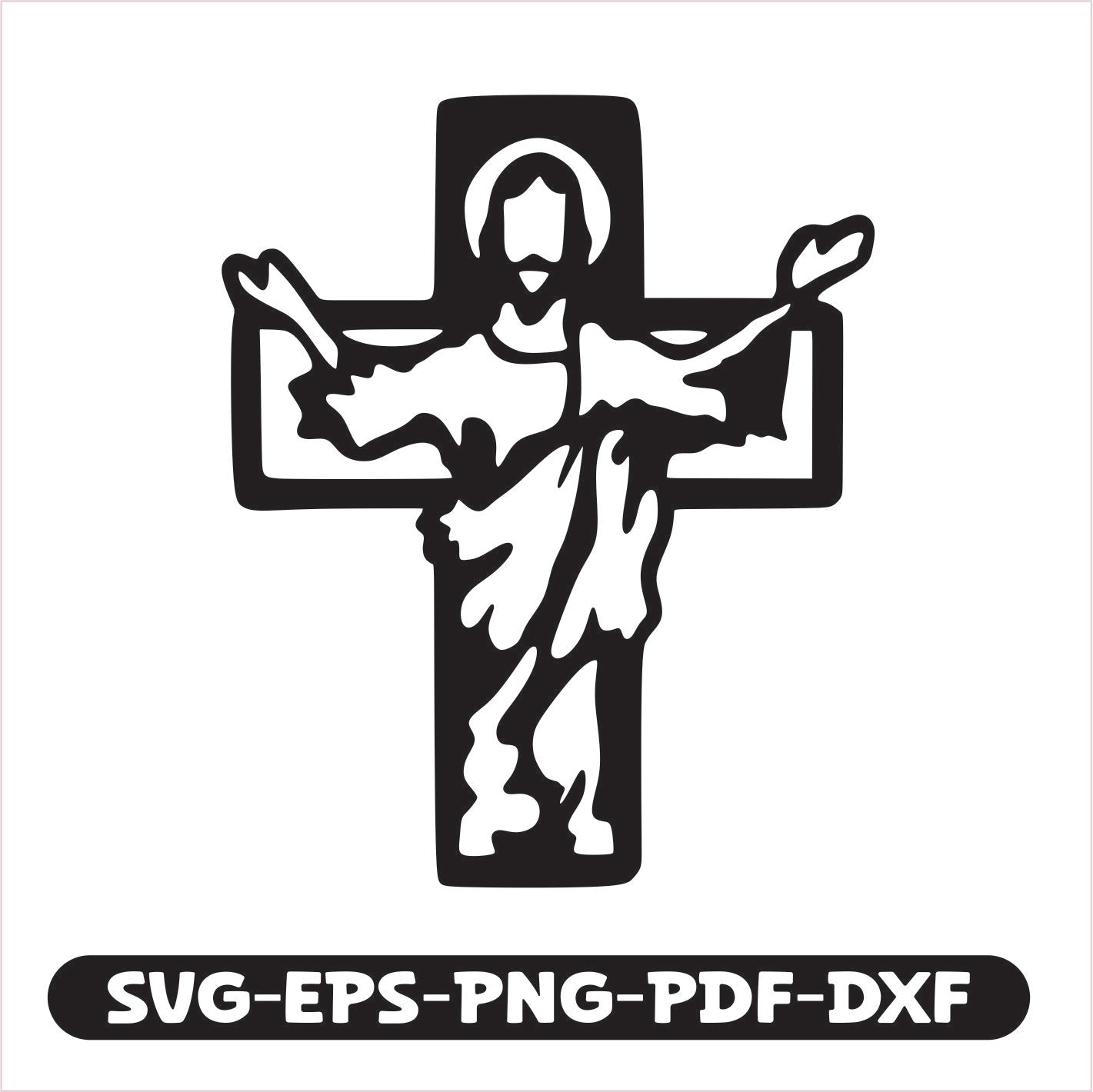 Jesus Praise SVG EPS PNG PDF DXF Cutting File