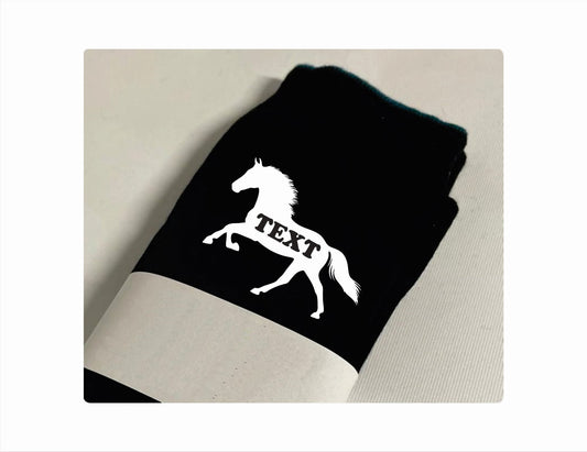 Horse lovers custom socks