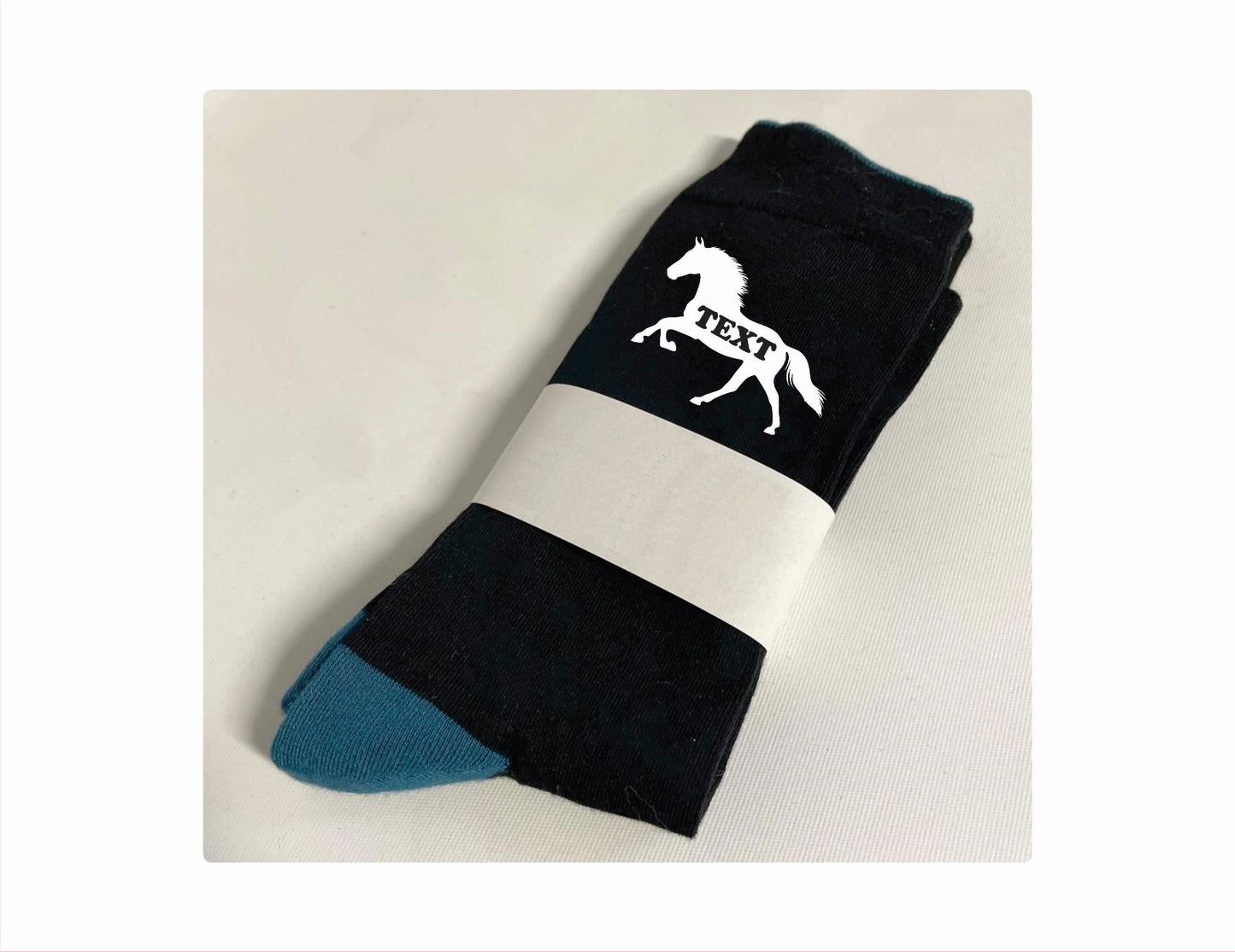 Horse lovers custom socks