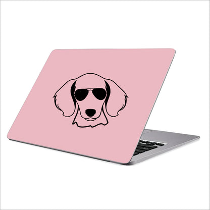 Dachshund Glasses Decal Sticker