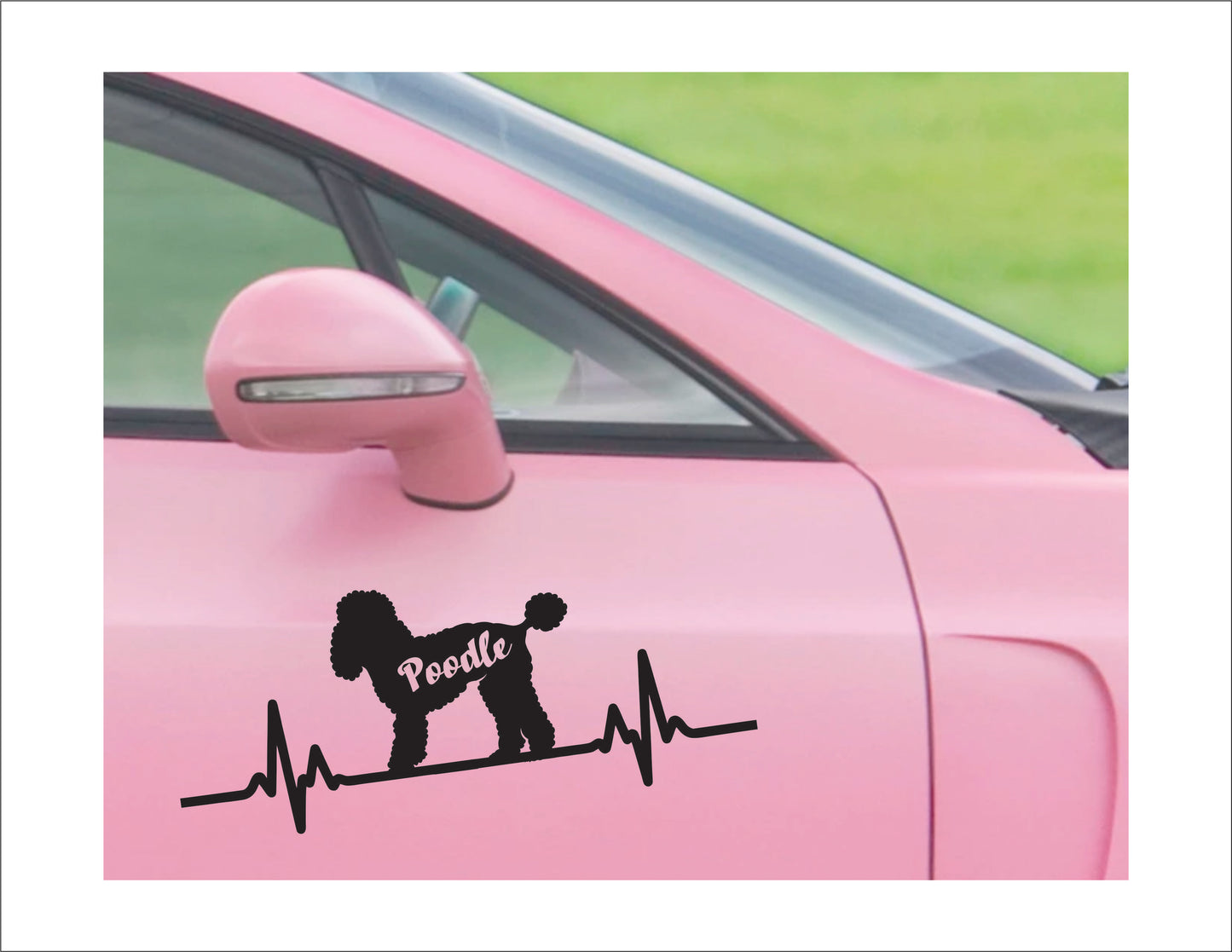 Poodle Dog Decal Sticker - FREE shipping