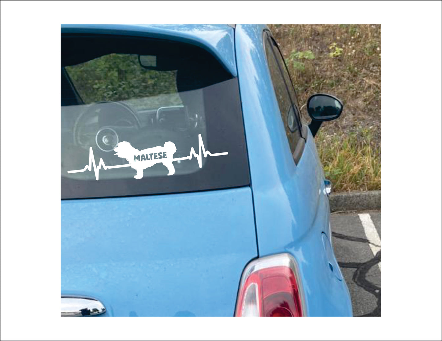 Maltese Dog Decal Sticker - FREE shipping
