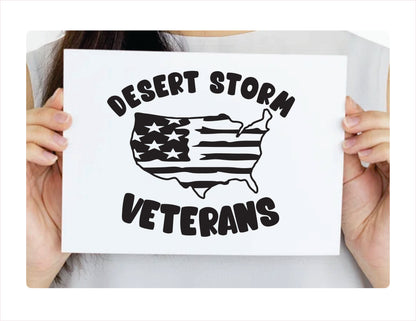 Desert Storm Decal Sticker - FREE shipping