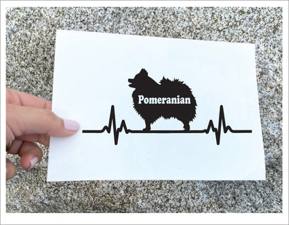 Pomeranian Dog Decal Sticker - FREE shipping