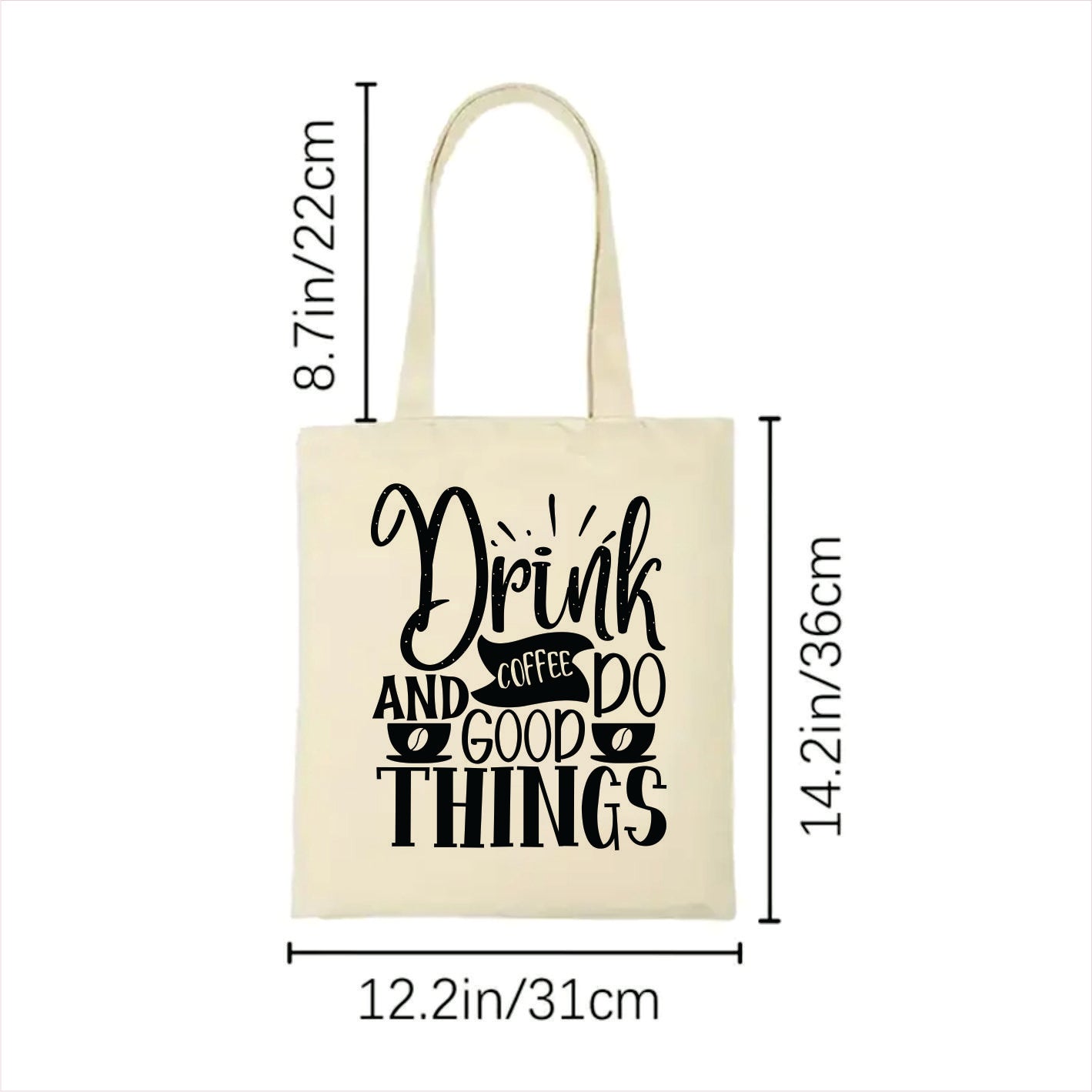 Drink coffee and good do things tote bag 2