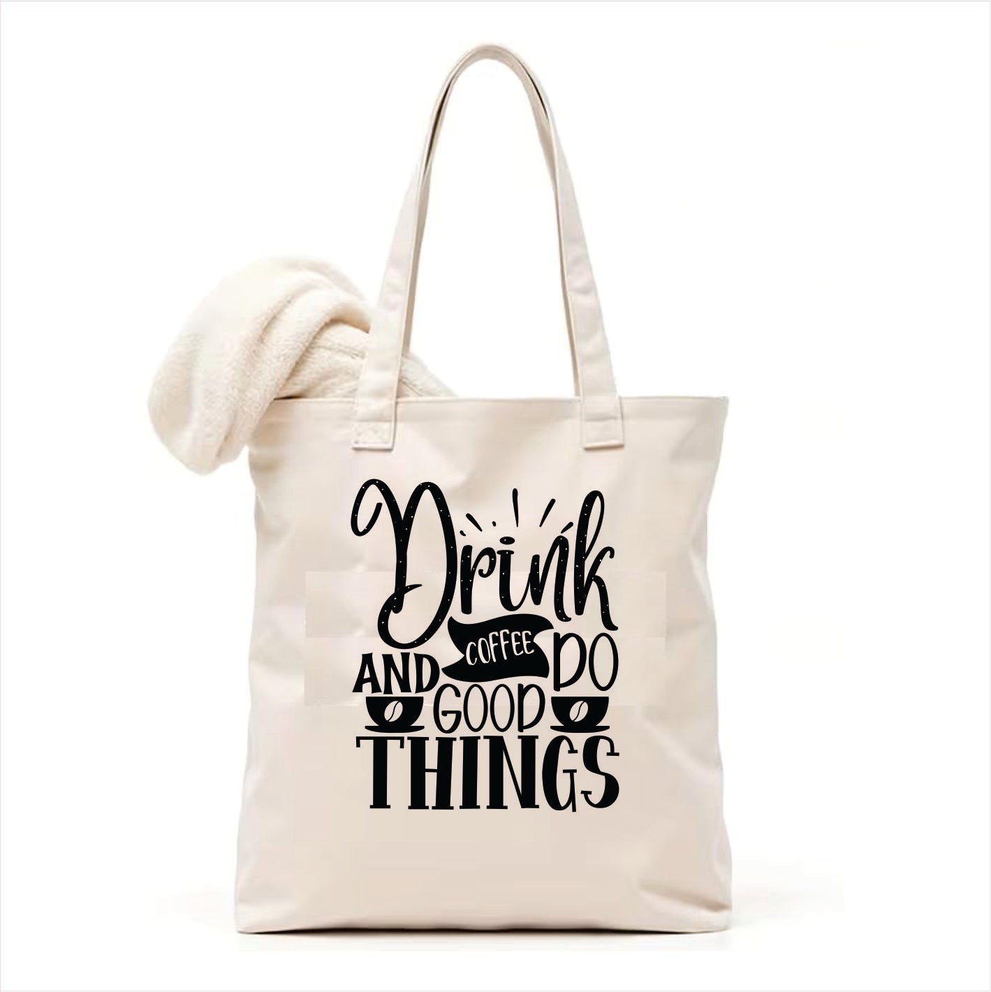 Drink coffee and good do things tote bag 3