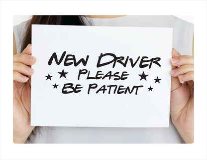 New driver please be patient Decal Sticker  FREE shipping