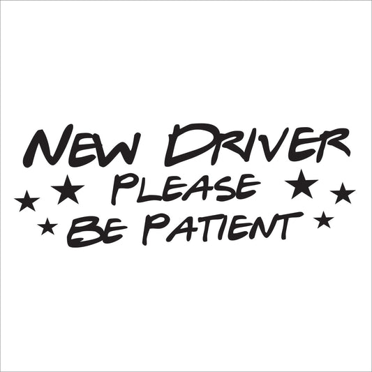 New driver please be patient vinyl Decal by ecorootstore.com