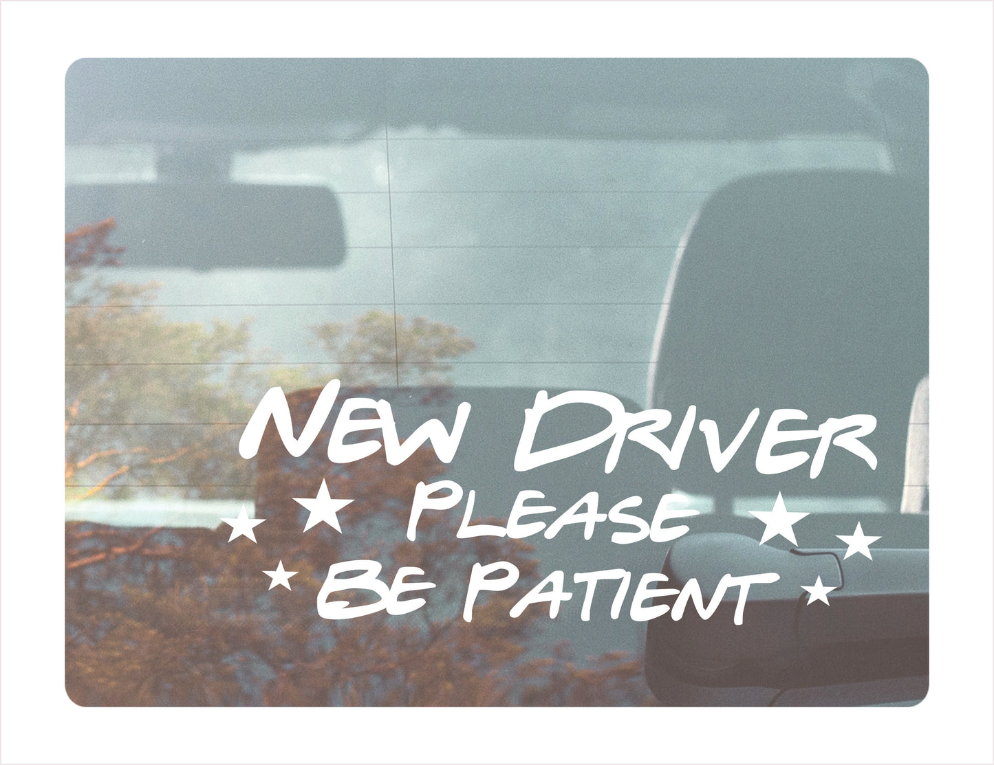 New driver please be patient Decal Sticker  FREE shipping