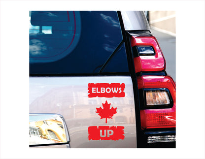 Elbows Up Decal Sticker - FREE shipping