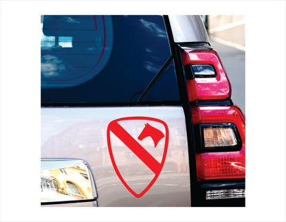 US Army First Cavalry Division Sticker Vinyl Decal - FREE shipping