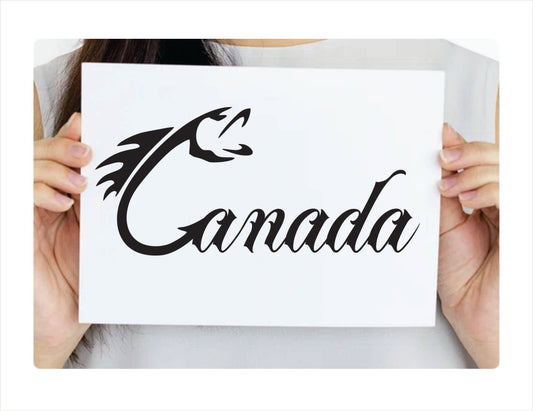 Canada Fishing Decal Sticker - FREE shipping