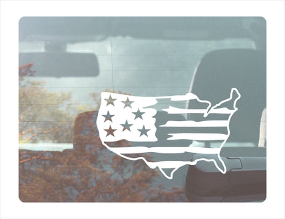 USA FLAG Decal Sticker - FREE shipping