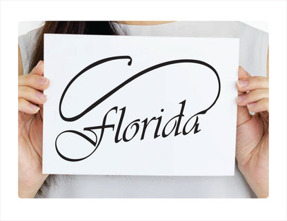Florida Fishing Decal Sticker - FREE shipping