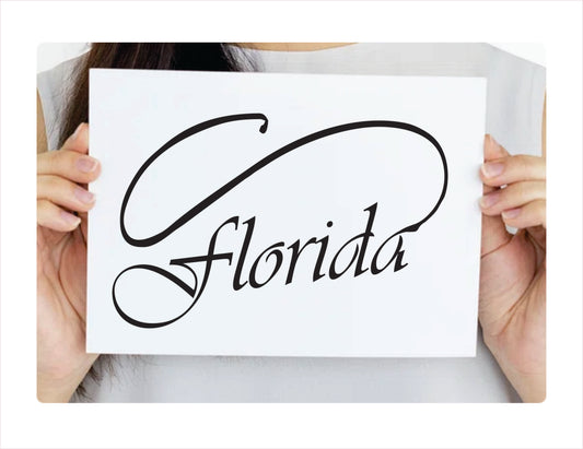 Florida Fishing Decal Sticker - FREE shipping