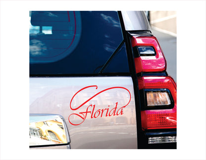 Florida Fishing Decal Sticker - FREE shipping