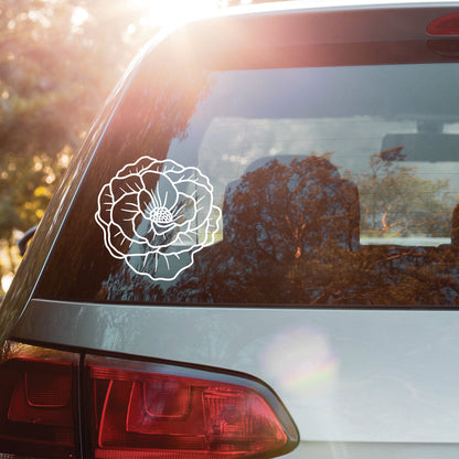 Flower Summer Vinyl Decal Sticker