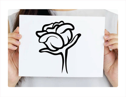 Flower Cute  Vinyl Decal Sticker  FREE shipping