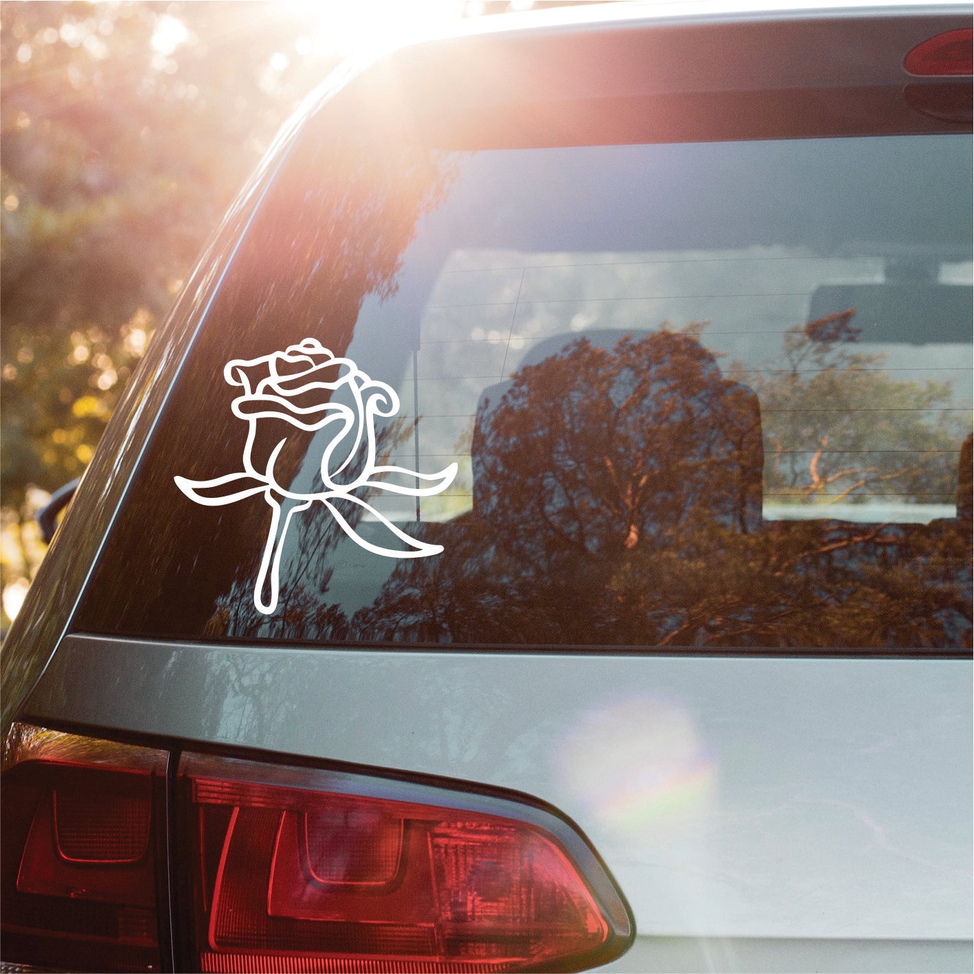 Daisy Happy Vinyl Decal Sticker  FREE shipping
