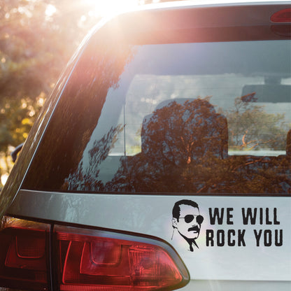 Queen Freddie Mercury we will rock you Decal