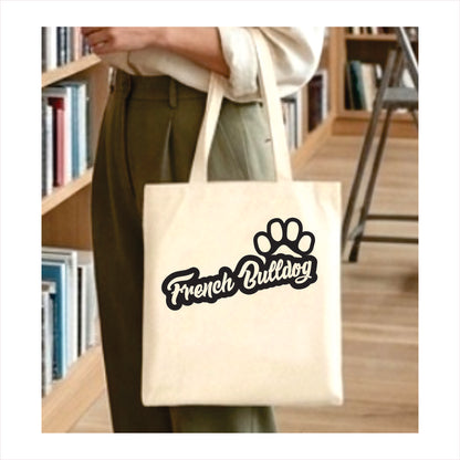French bulldog paw tote bag 1