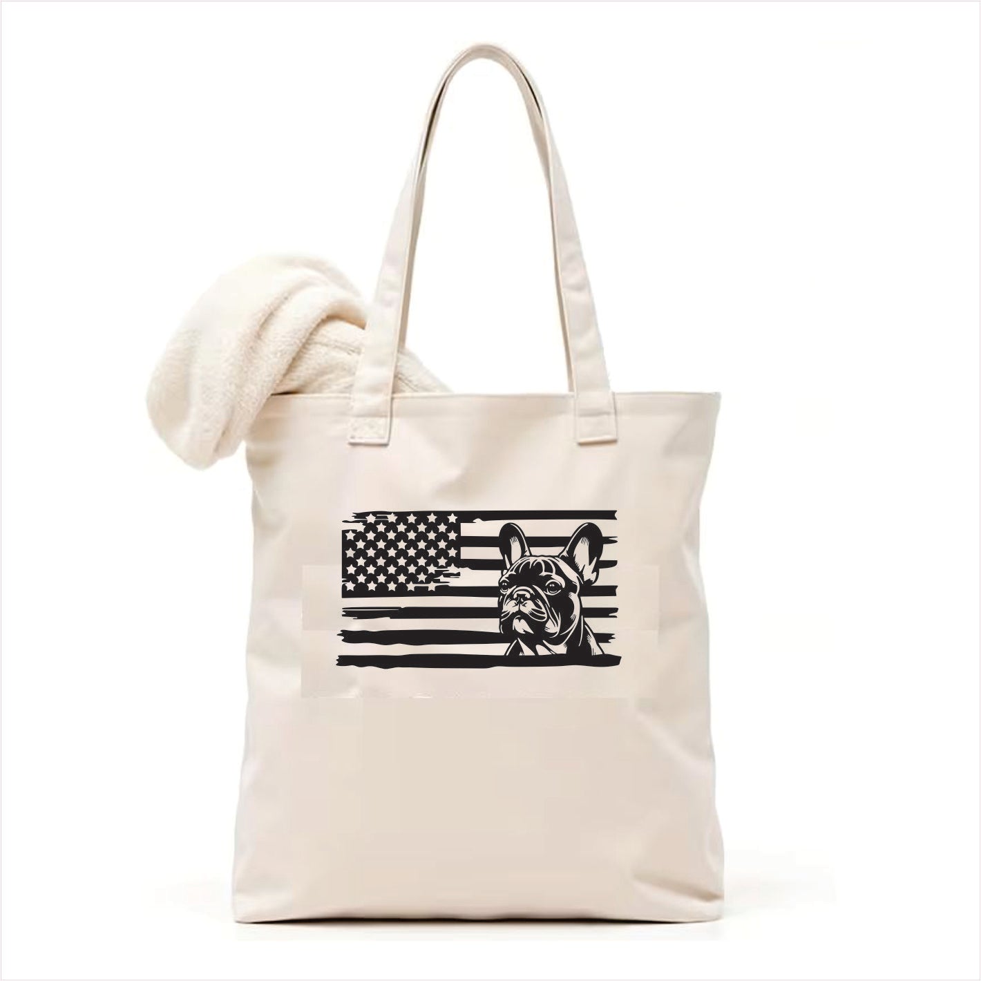 French bulldog tote bag usa 3