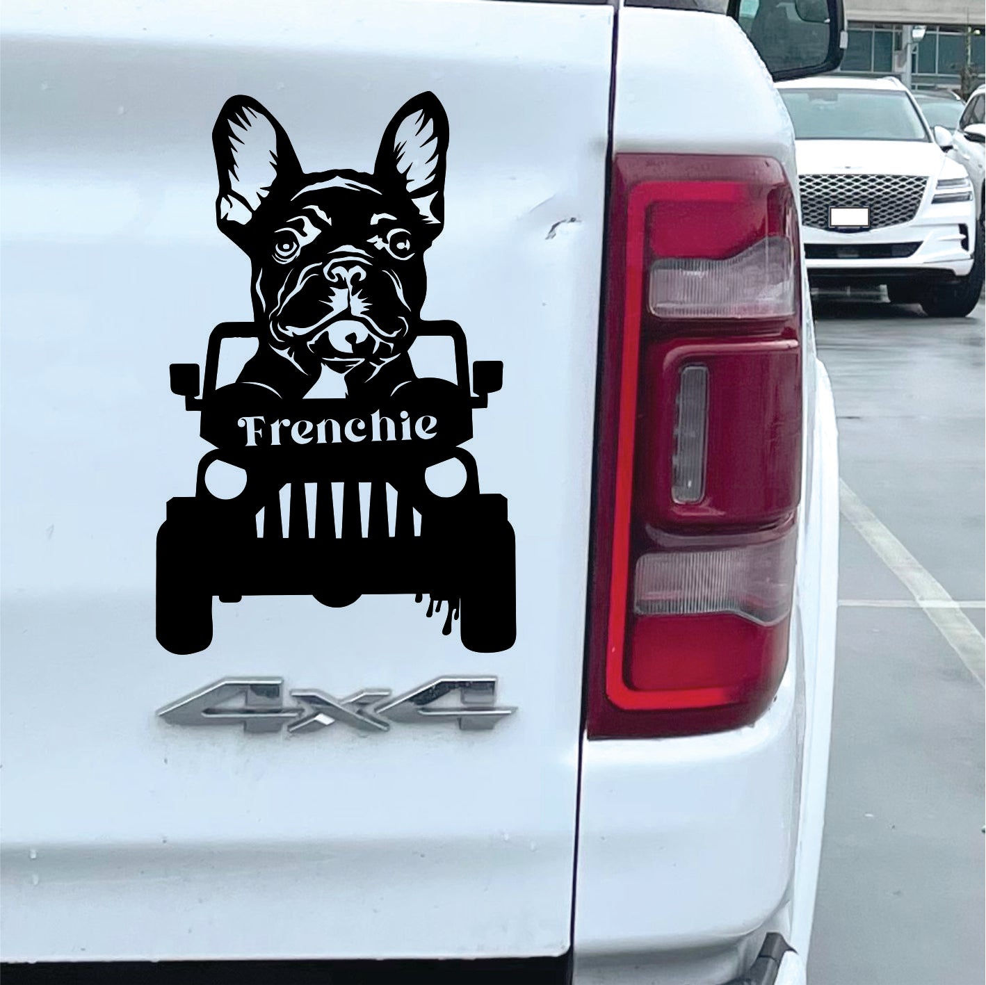 FRENCHIE DOG Off road Vinyl Decal Sticker