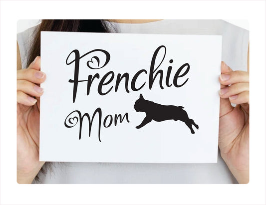 Frenchie Mom Decal Sticker  FREE shipping