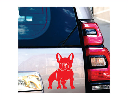 FRENCHIE DOG Jeep Vinyl Decal Sticker FREE shipping
