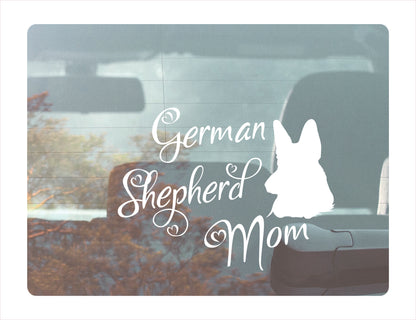 German Shepherd Mom Decal Sticker   FREE shipping