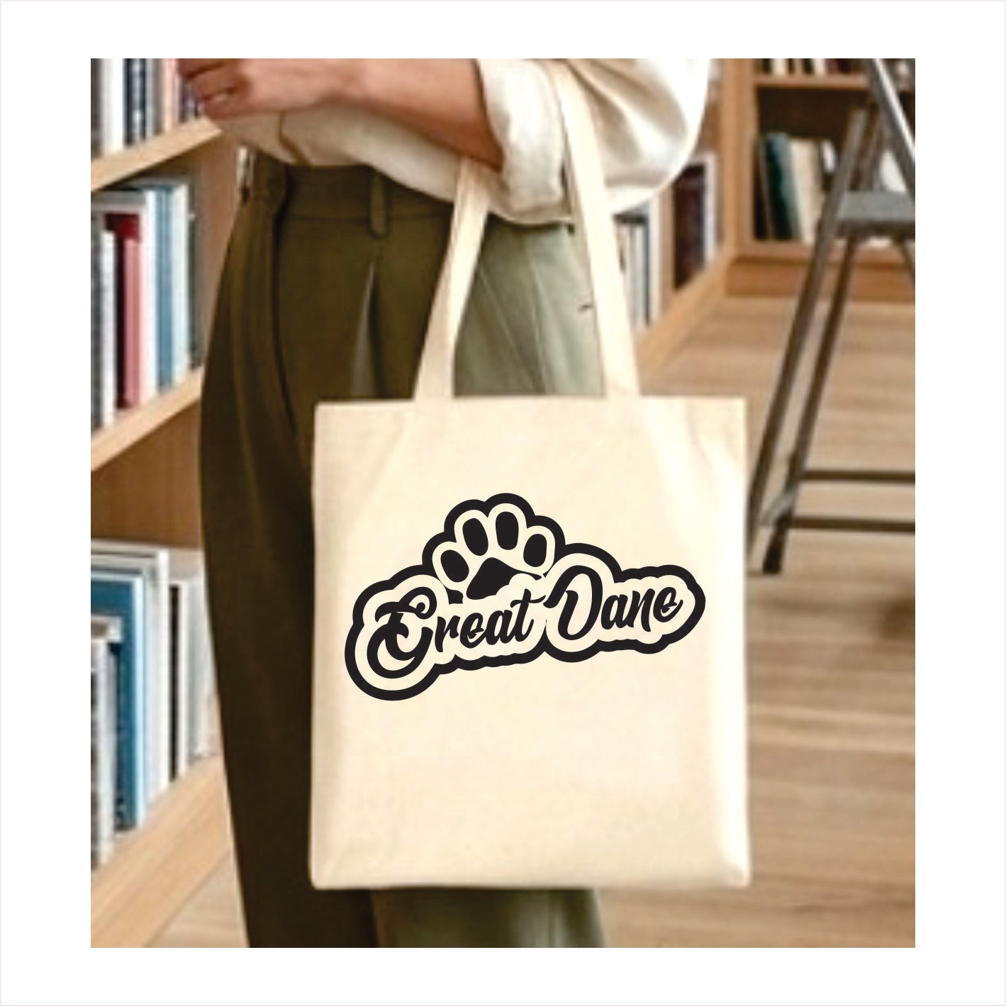 Great Dane dog tote bag 1