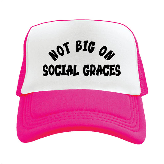 Not big on social graves Hat