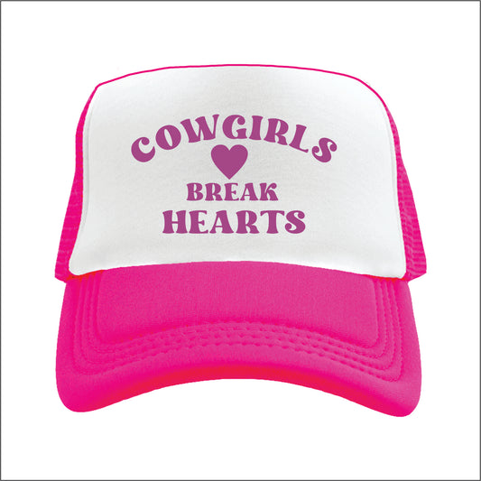 Cowgirls break hearts  Trucker Hat