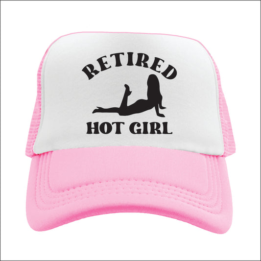 Retired Hot Girl  Trucker Hat