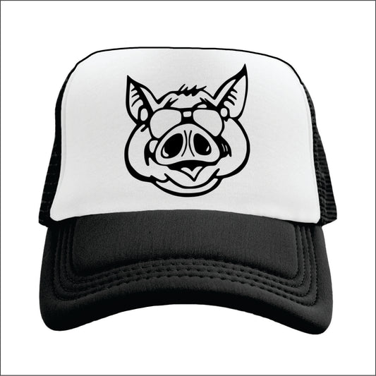 GLASSES PIG Trucker Hat