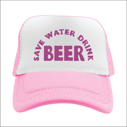 Save Water Drink Beer  Trucker Hat