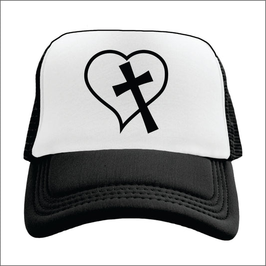 Cross Heart Trucker Hat