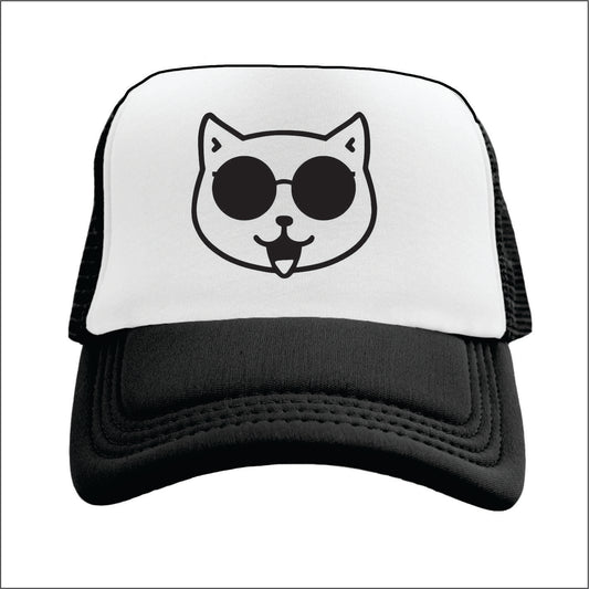 CAT GLASSES Trucker Hat