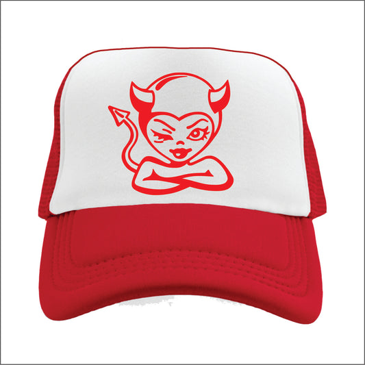 Girl Devil Trucker Hat