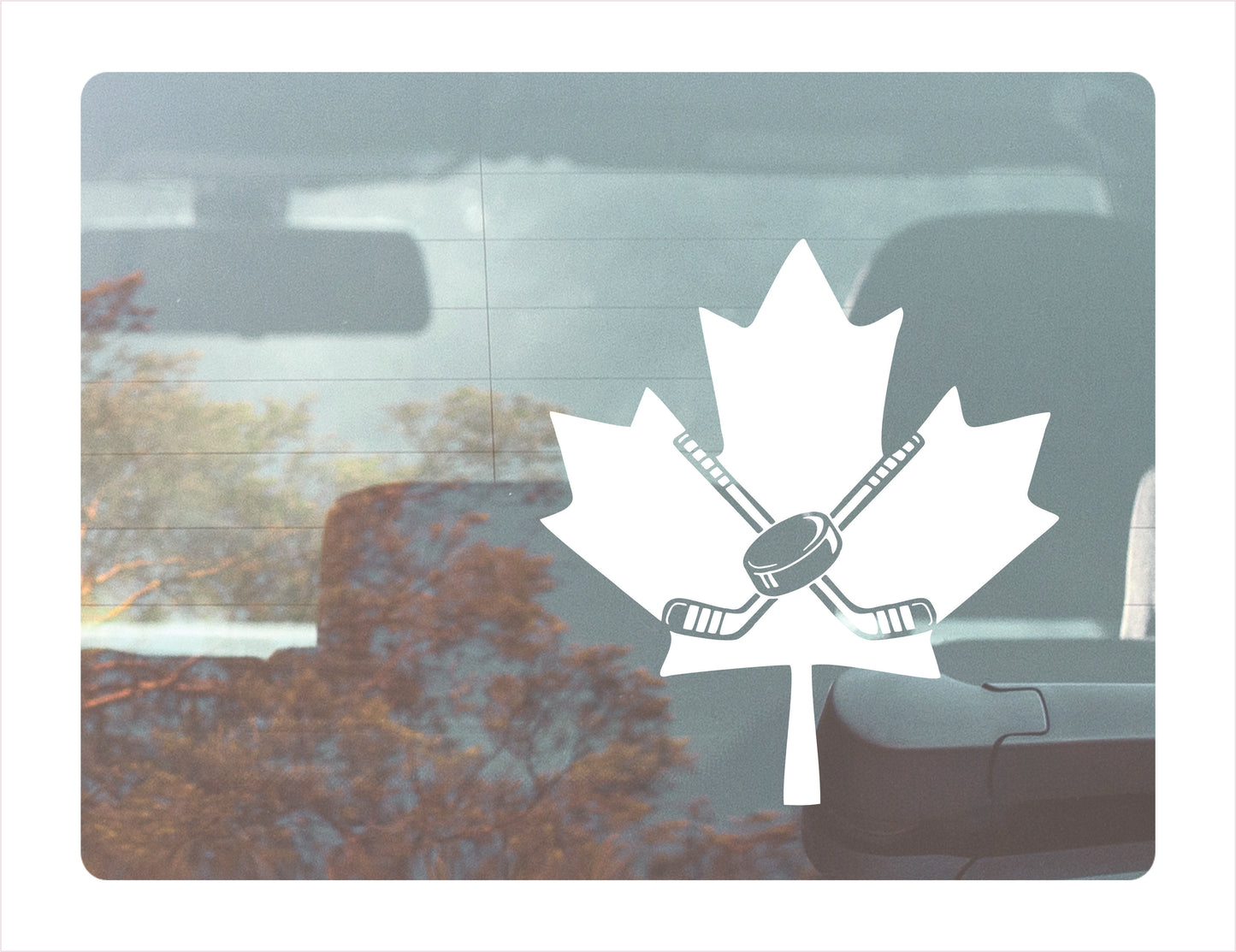 Hockey Canada Play White Decal Sticker