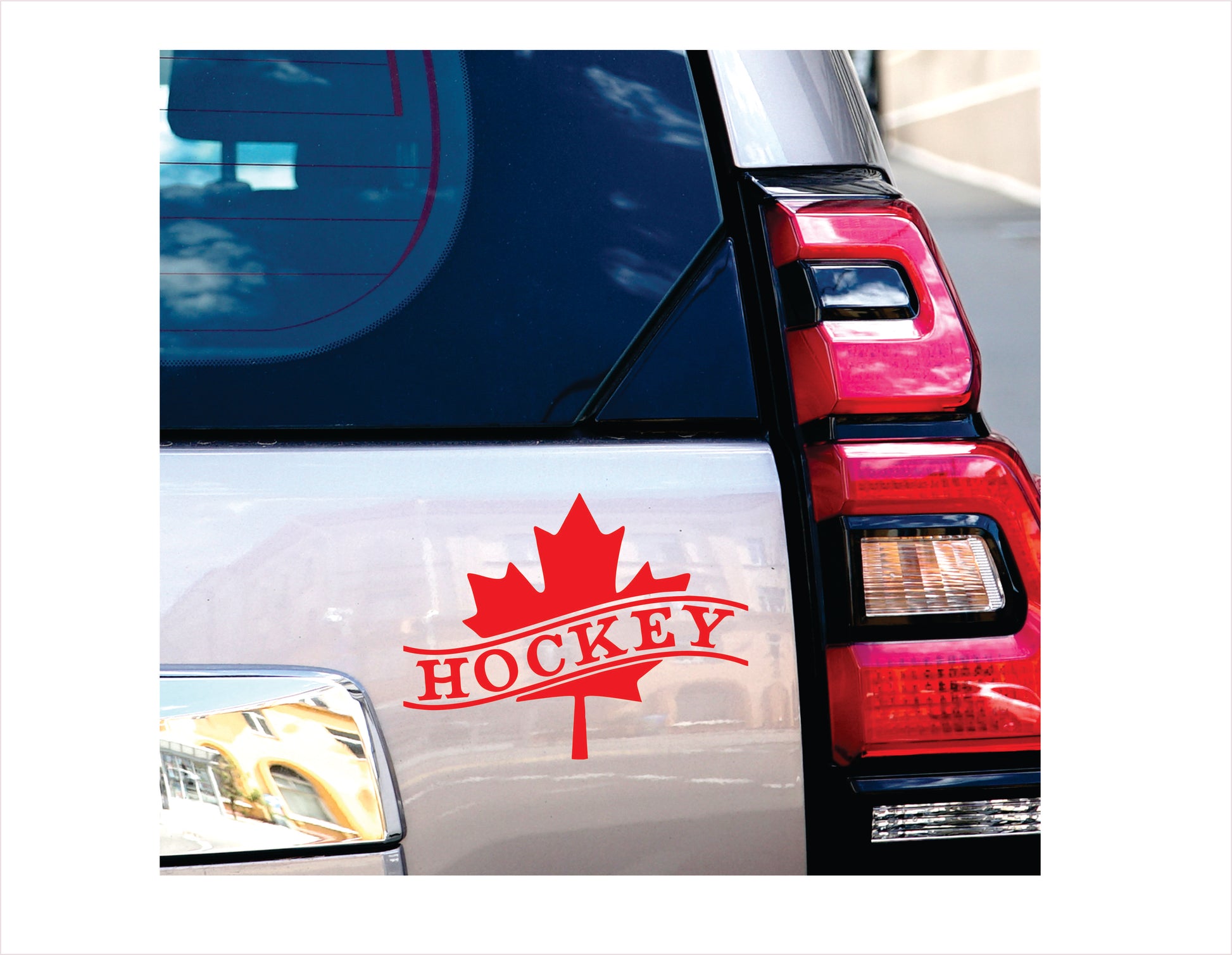 Canada Hockey Red Decal Sticker