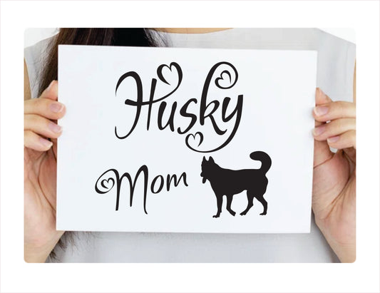 Husky Mom Decal Sticker  FREE shipping