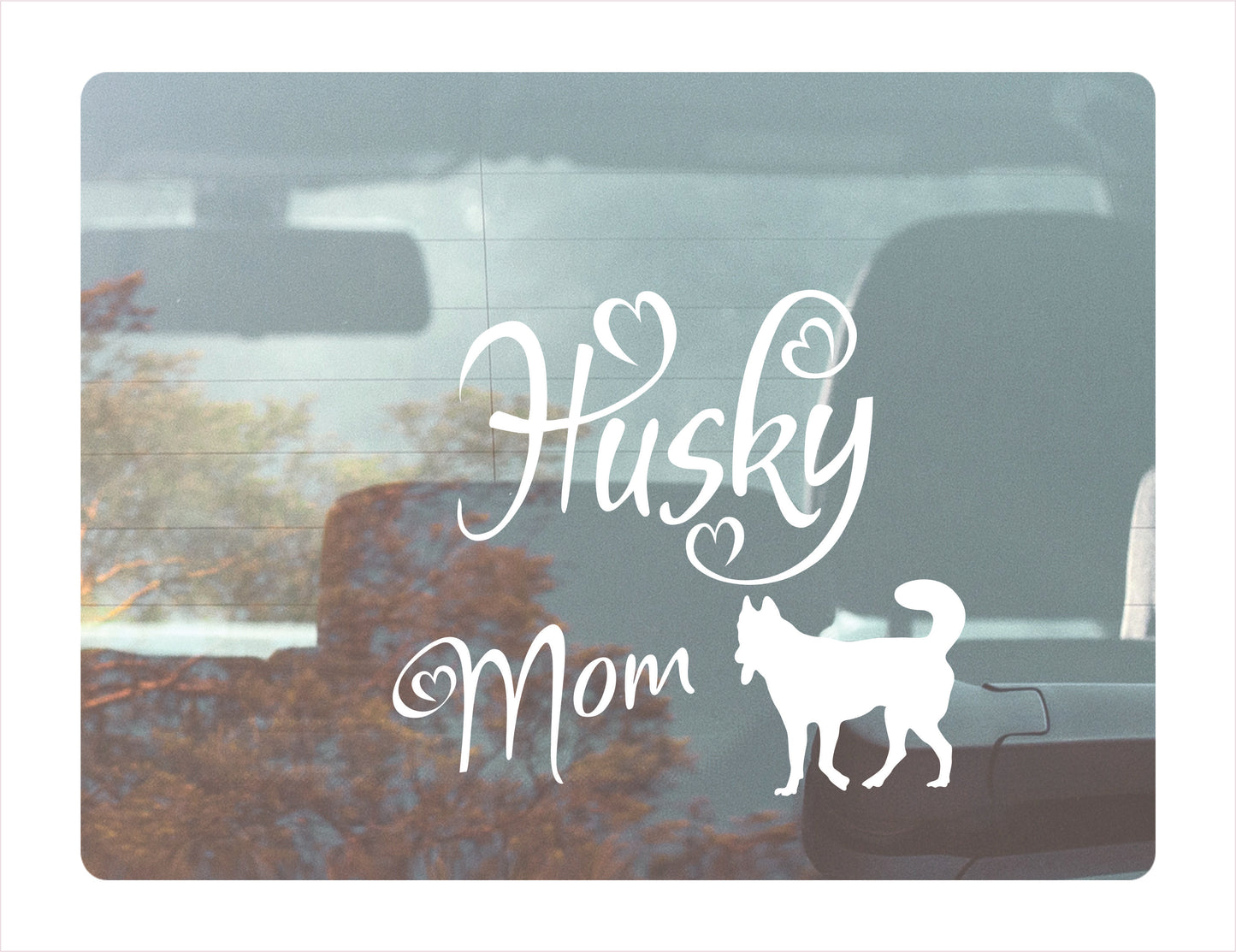 Husky Mom Decal Sticker  FREE shipping