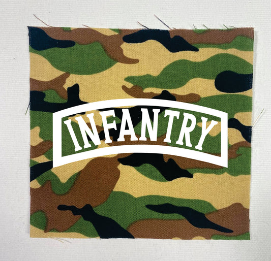 Infantry Sew-On Patch Camo Military Pride Patch