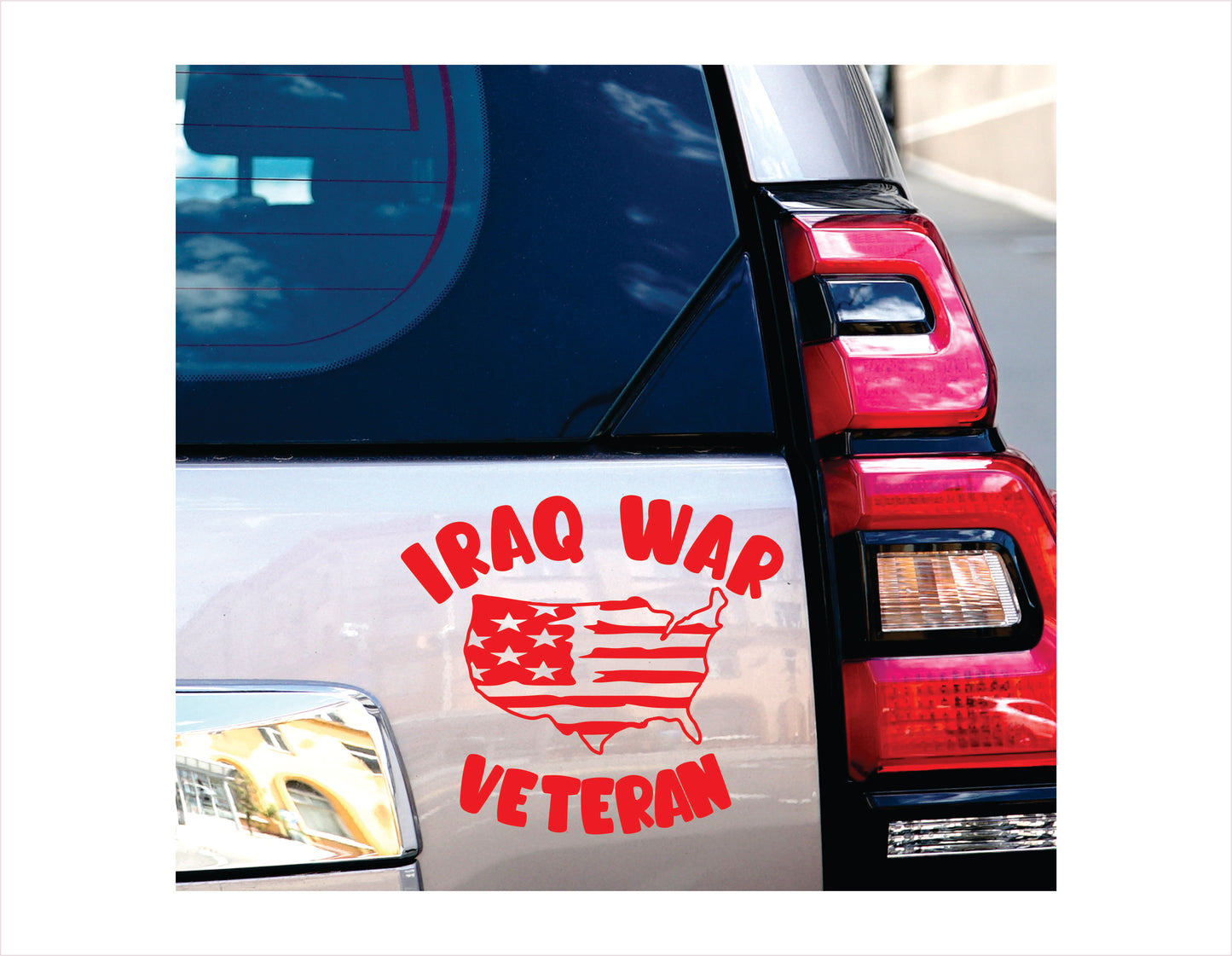 Iraq War Veteran Decal Sticker - FREE shipping