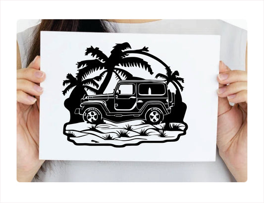 OFFROAD MOUNTAIN JEEP TRAVEL Vinyl Decal Sticker  FREE shipping